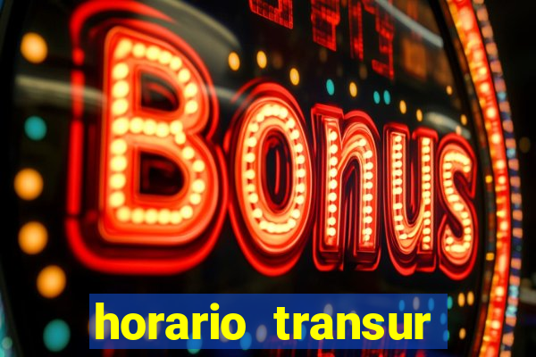 horario transur roleta santos dumont juiz de fora